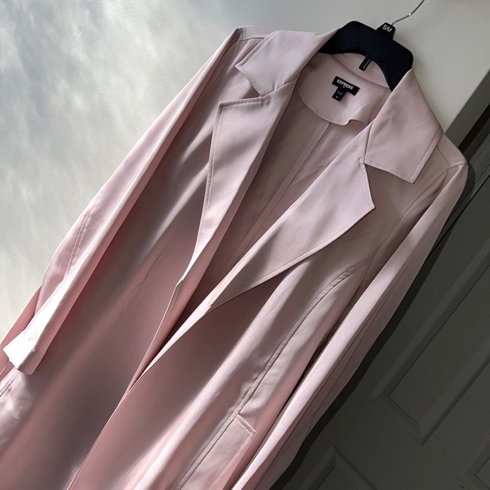 Express Jacket Light Coat Medium Lavender Pink Soft Material